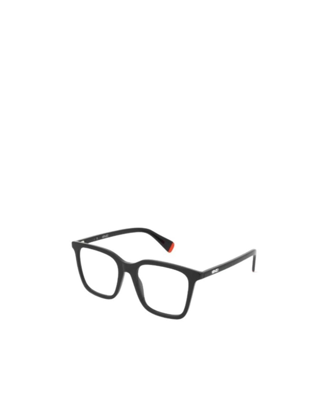 KENZO White Logo Detail Optical Glasses for men