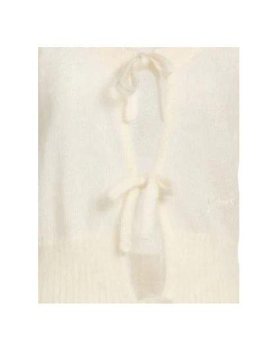 Ganni Natural Plain Colour Cardigans