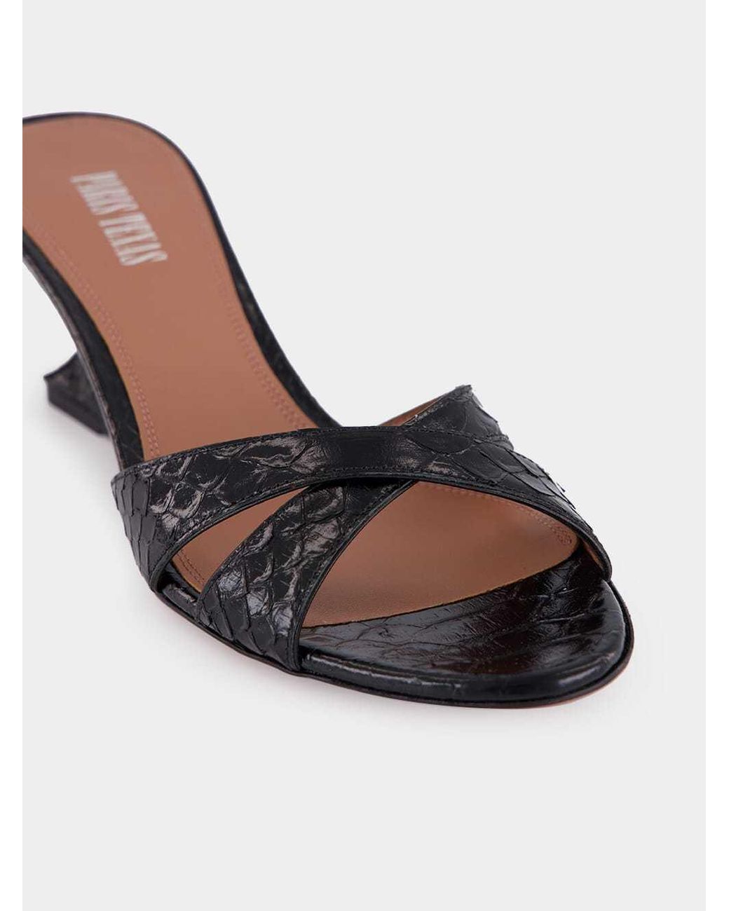Paris Texas Black Nina 50 Wedge Sandals