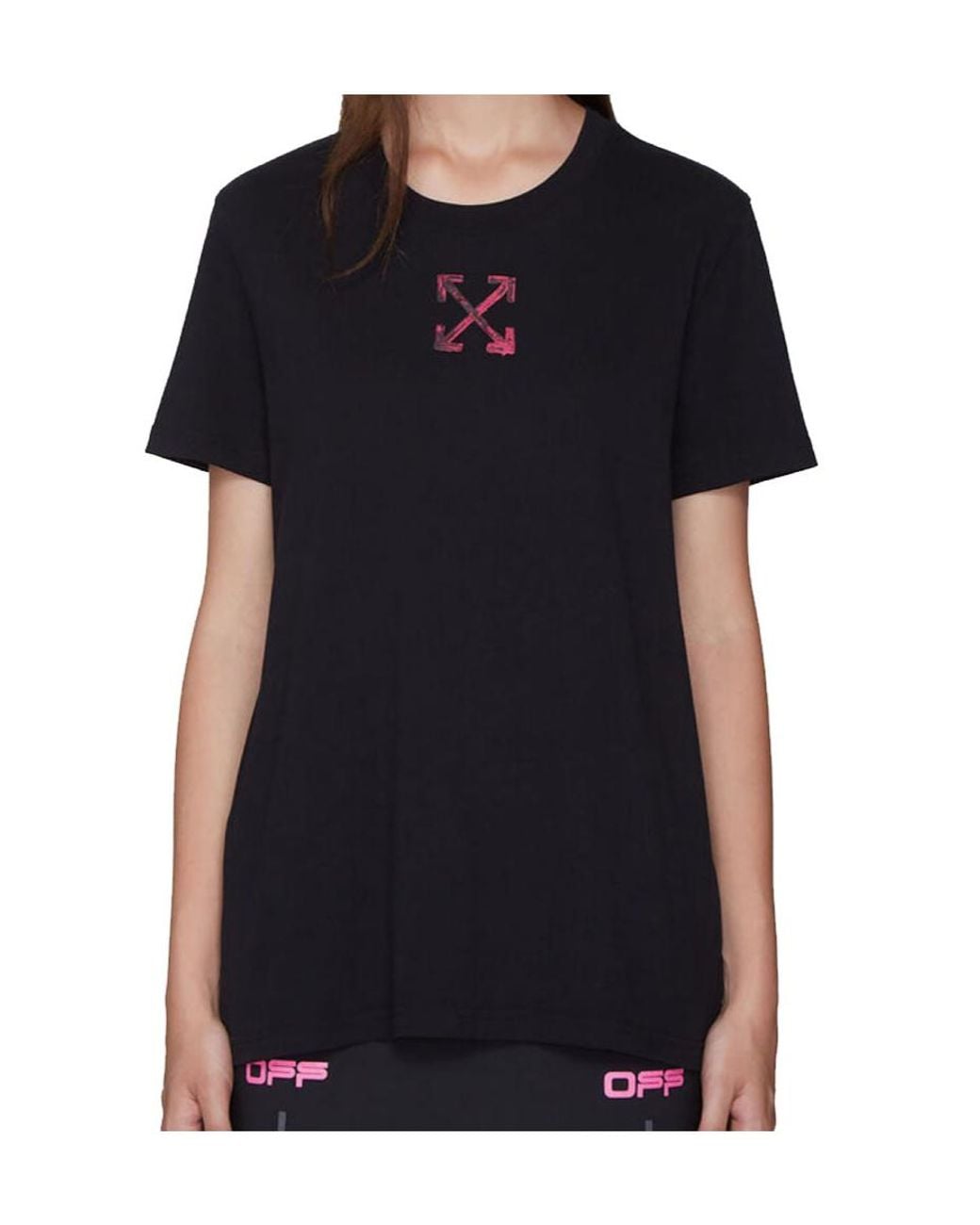 Off-White c/o Virgil Abloh Black Logo Printed T-Shirt