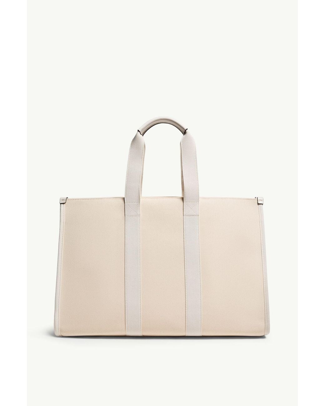 Moncler Natural Logo Detailed Top Handle Bag for men