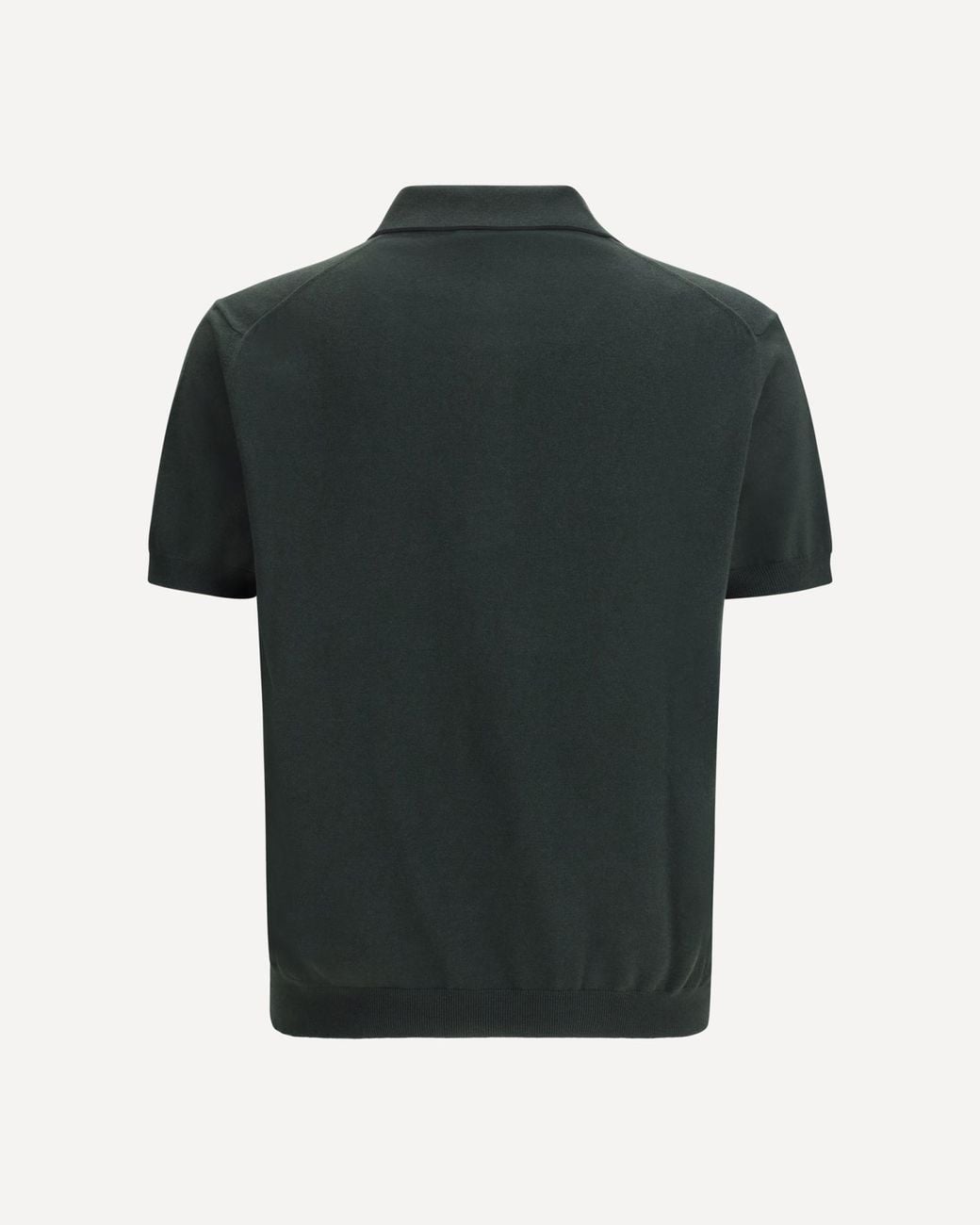 Tom Ford Green V-Neck Knit Polo Shirt for men