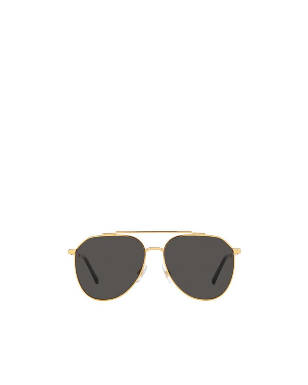 Dolce & Gabbana Metallic Eyewear Aviator Sunglasses for men