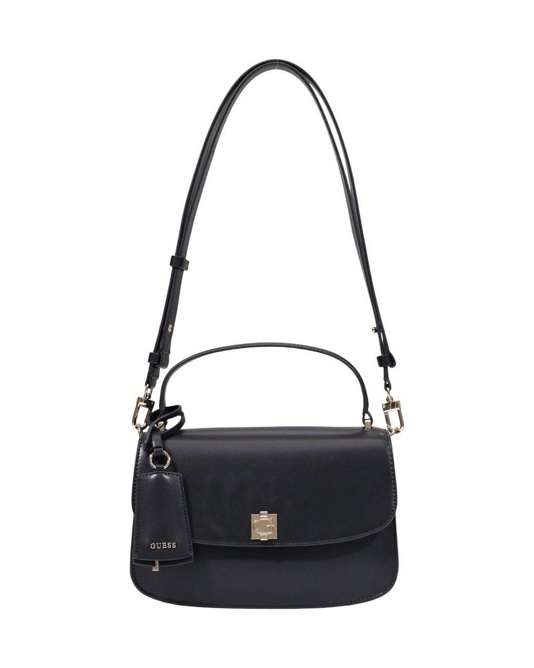 Guess Black Amorette Grained Shoulder Bag