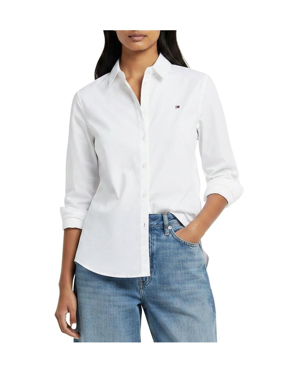 Tommy Hilfiger White Minimalist Shirt