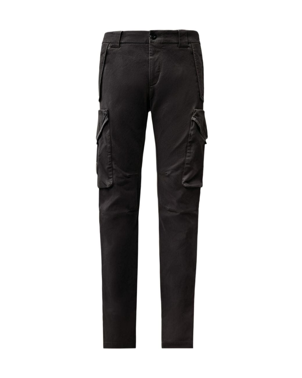 C P Company Black Lens-Detail Cargo Pants for men