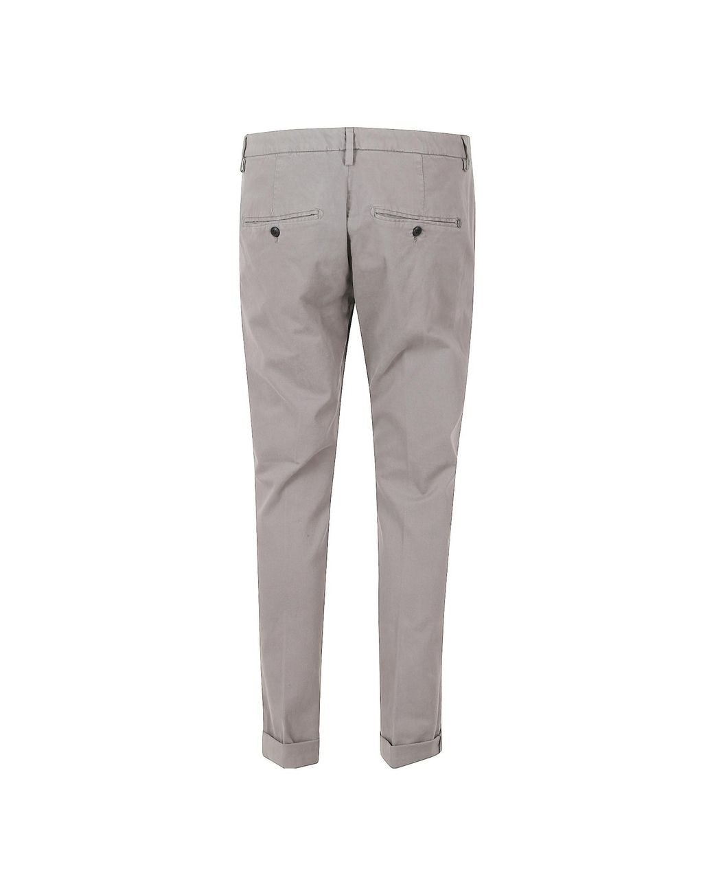 Dondup Gray Casual Trousers With Belt Loops for men