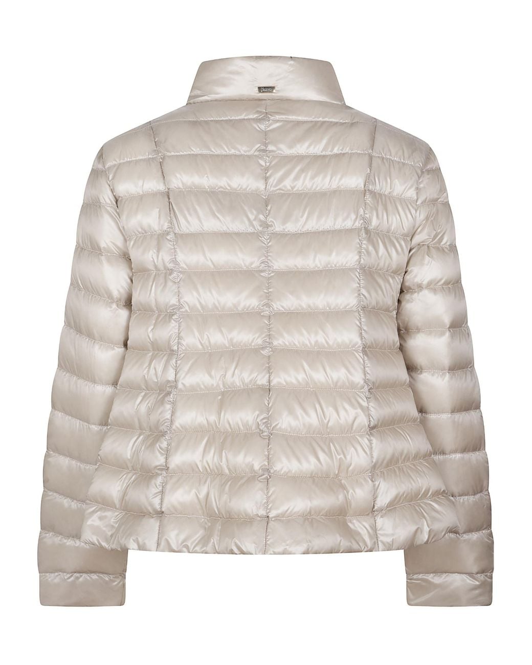 Herno Gray Zip-Up Padded Jacket