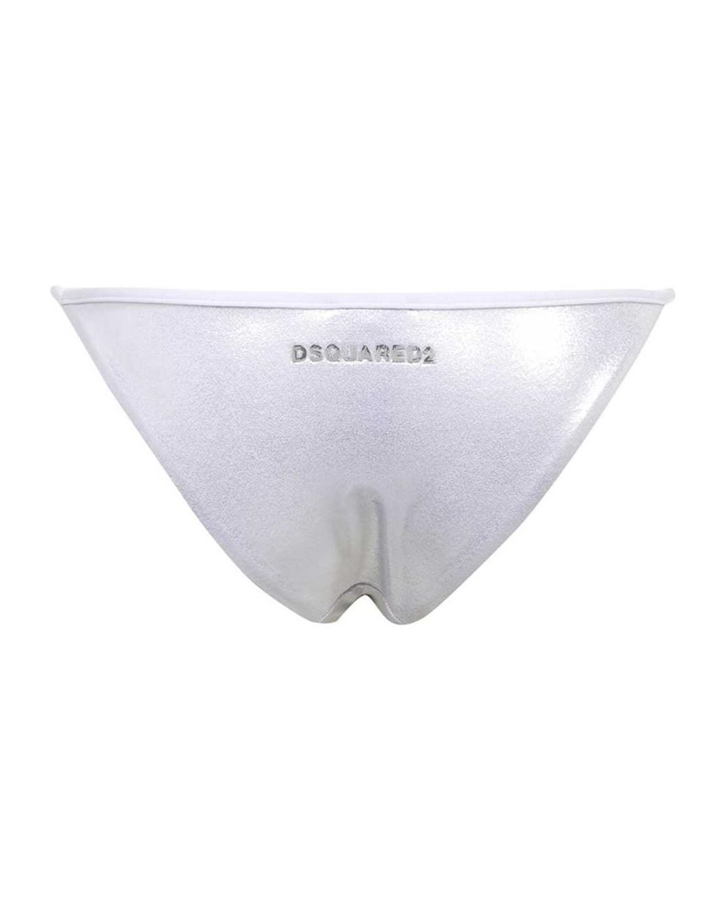 DSquared² White Triangle Bikini Swimsuit