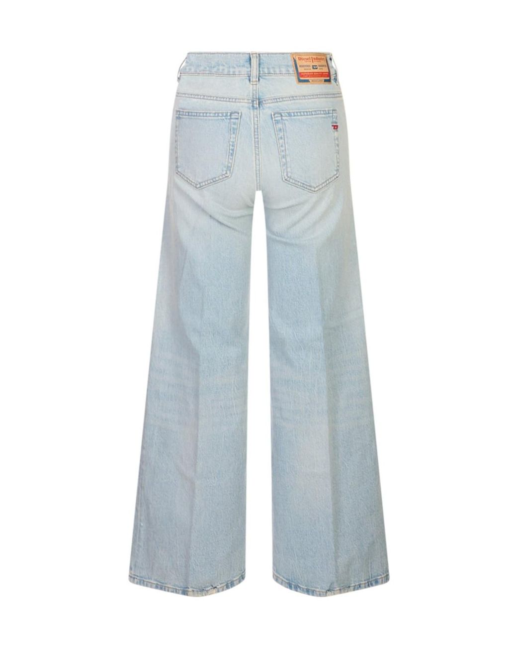 DIESEL Blue Five-Pocket Jeans