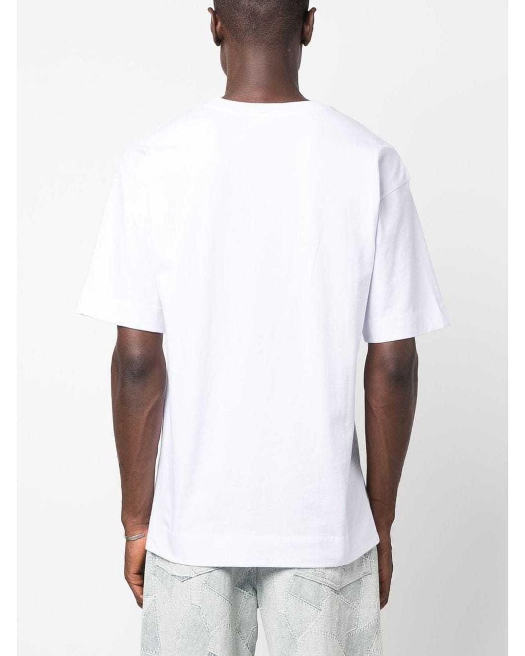 Dries Van Noten White Short-Sleeved T-Shirt for men