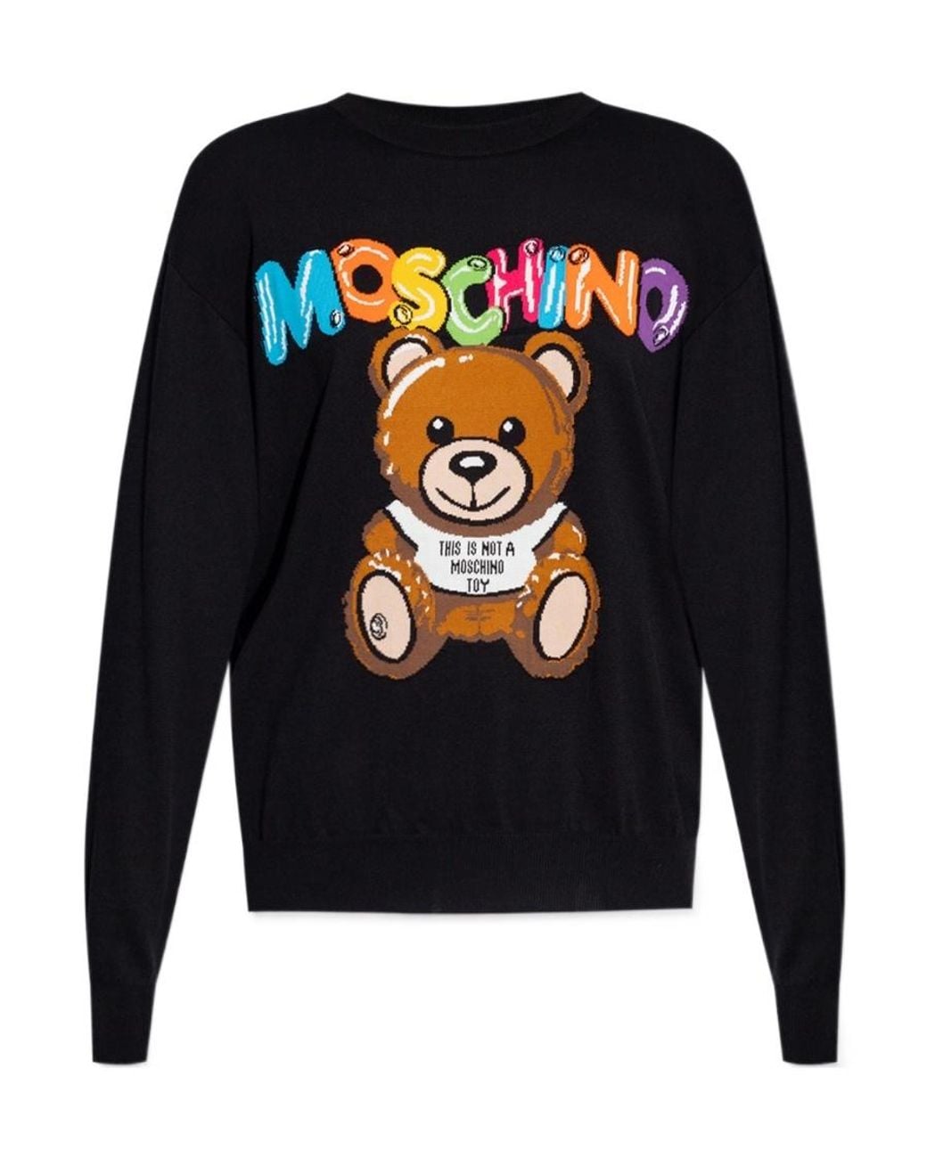 Moschino Blue Logo Sweater