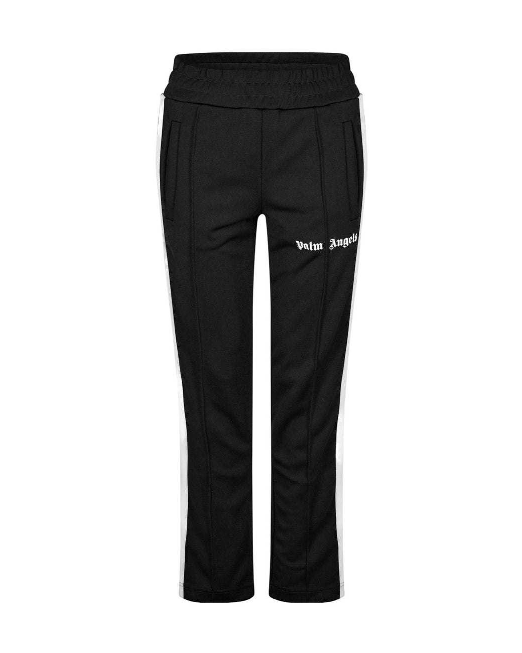 Palm Angels Black Elasticwaist Casual Trousers