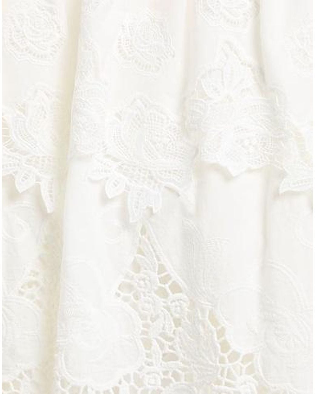 MAX&Co. White Long Skirt