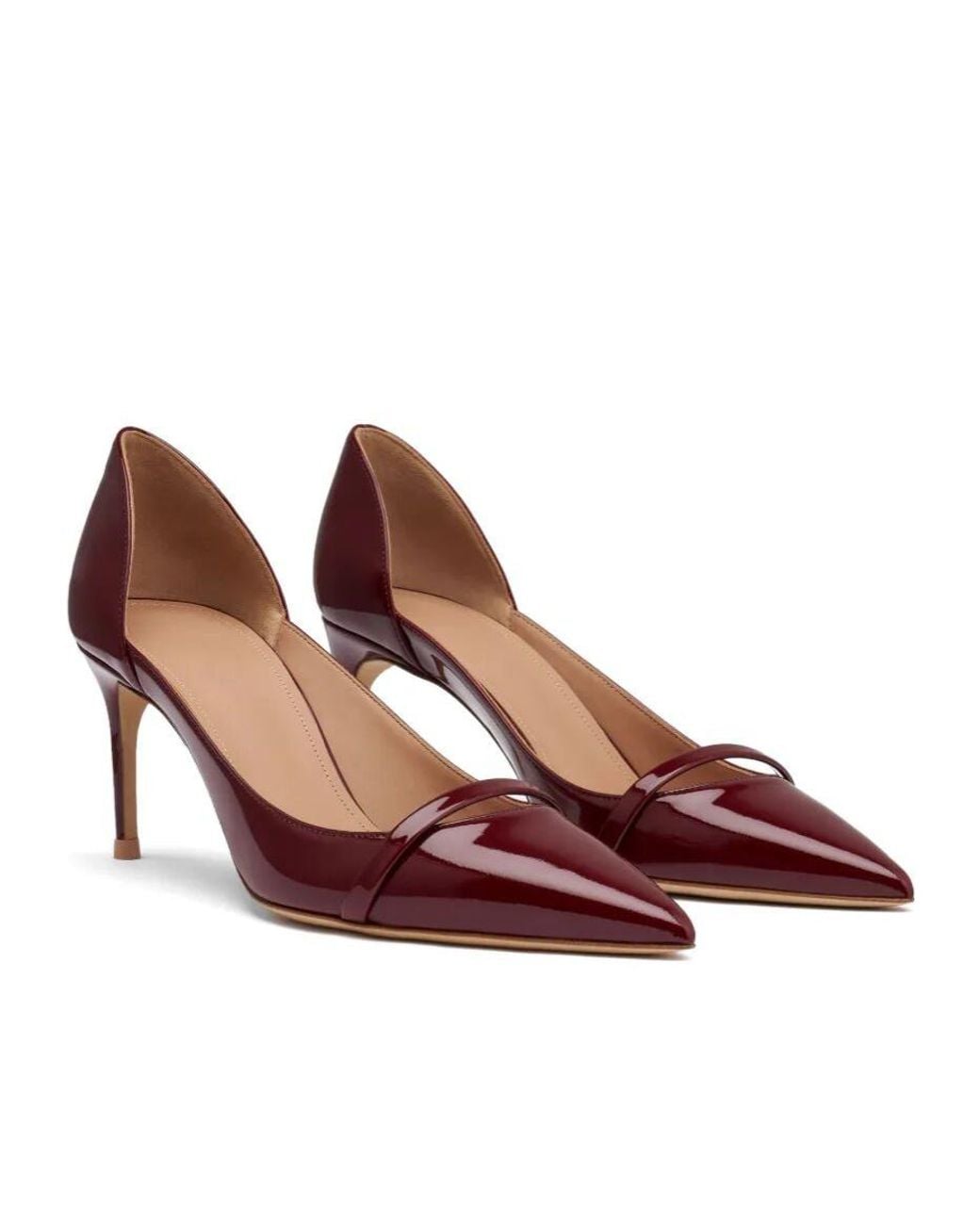 Malone Souliers Brown Crawford Pointed-Toe Pumps