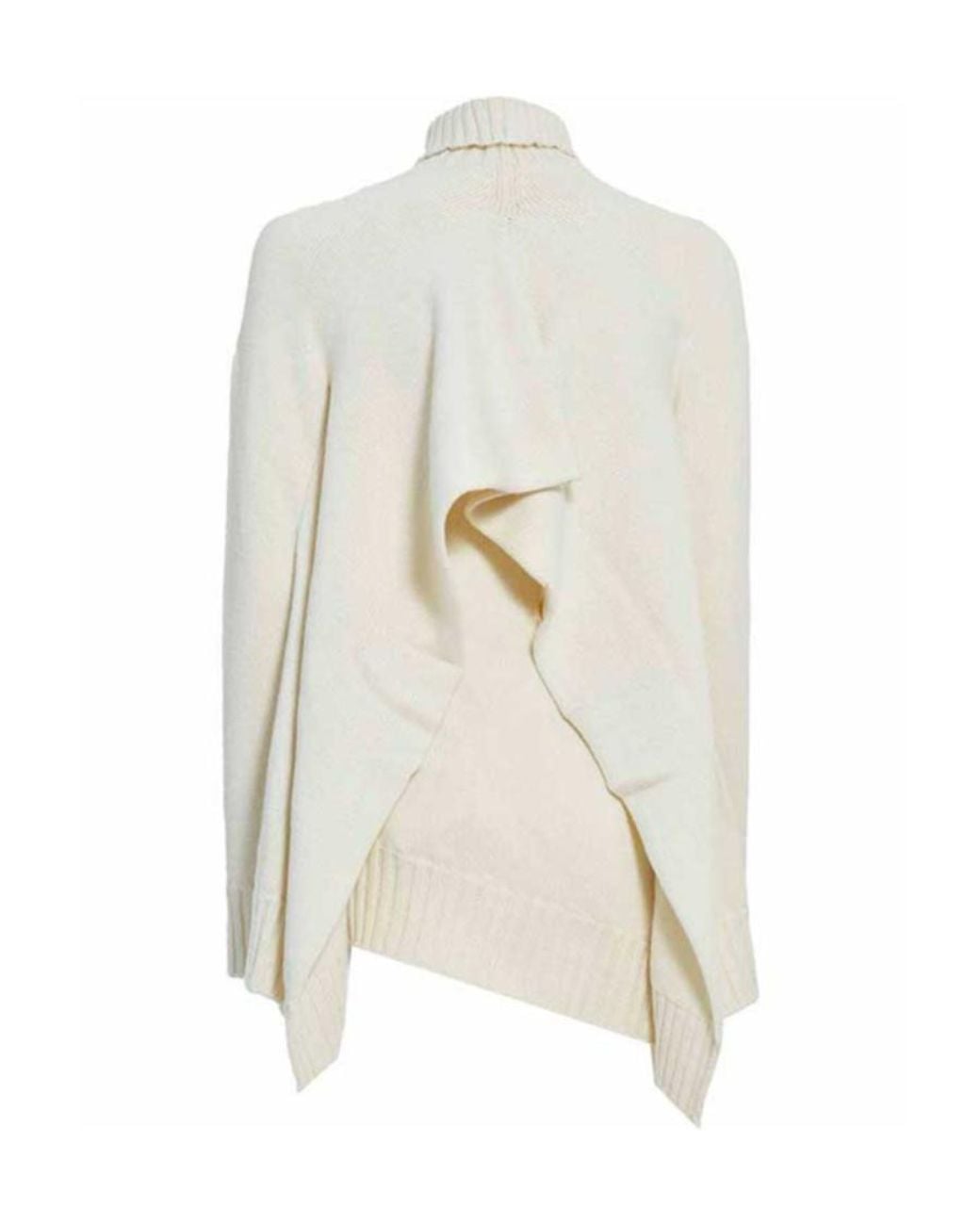 Jil Sander White Long-Sleeved Sweater