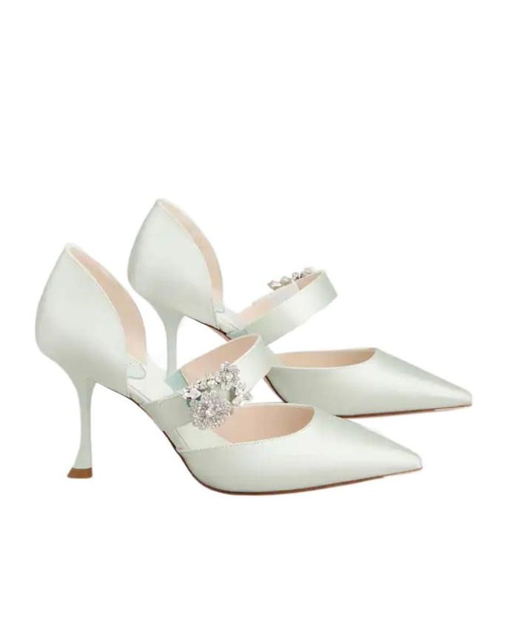 Roger Vivier White Mary Jane Pumps