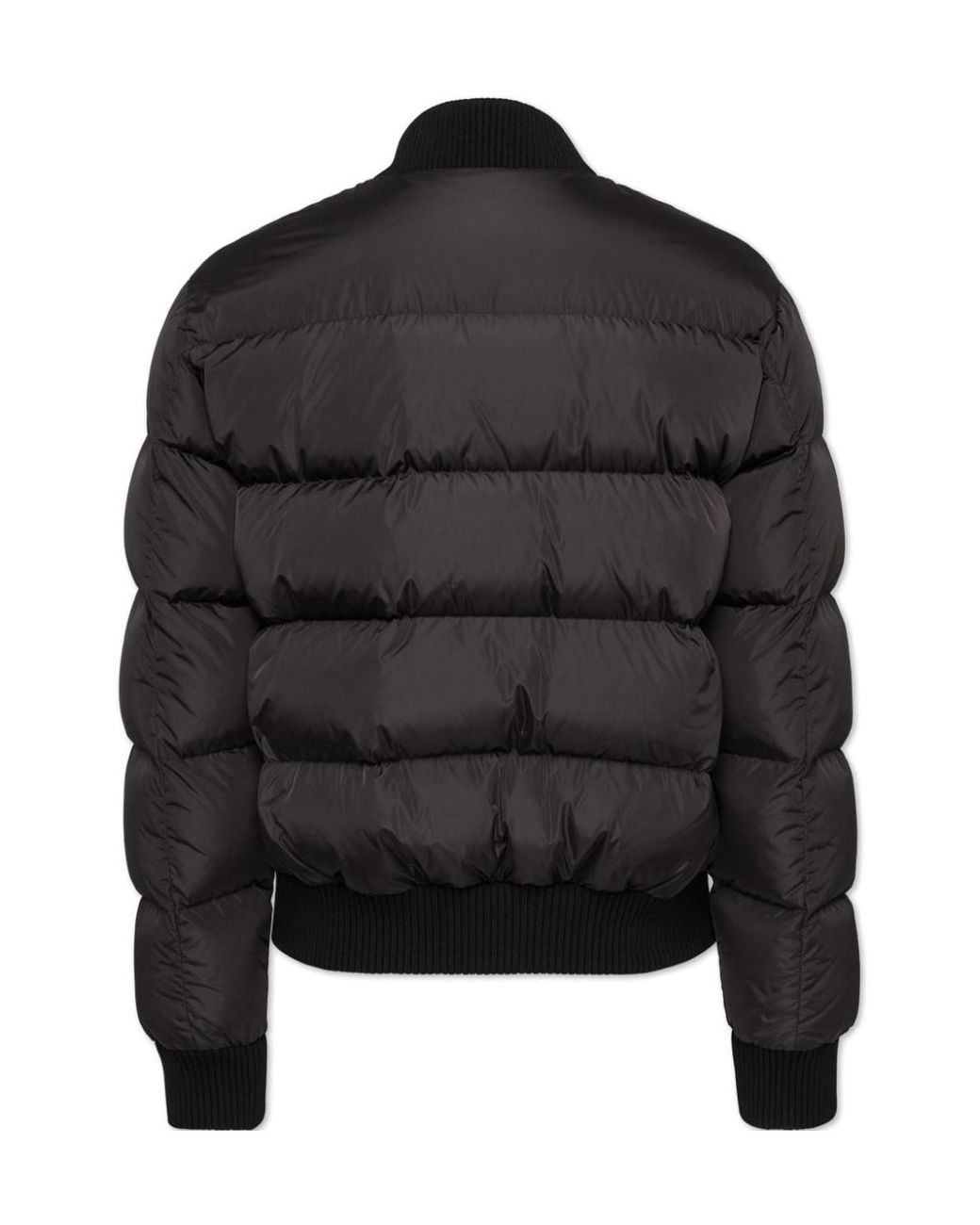DSquared² Black Nylon Puffer Bomber Jacket for men