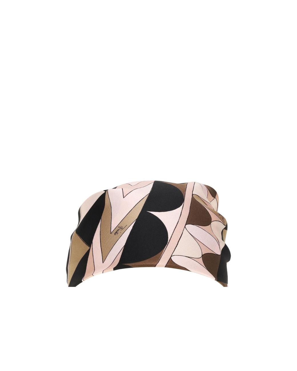 Emilio Pucci Multicolor Pucci Vivara Triangle Hair Scarf