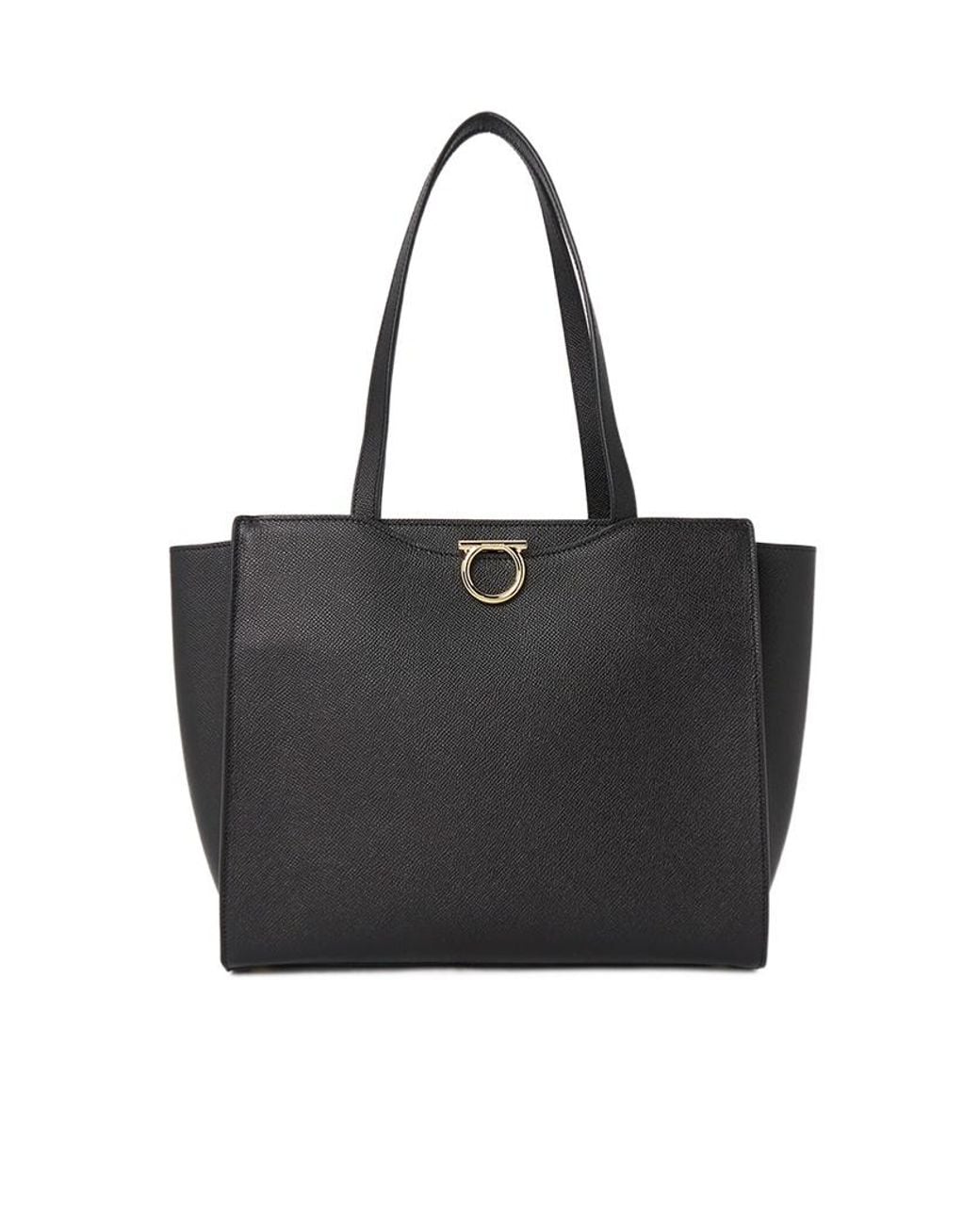 Ferragamo Black Gemini Shoulder Bag