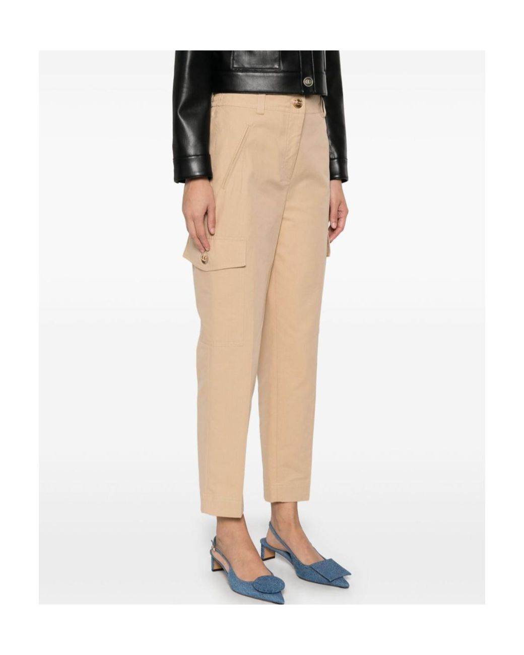 Twinset Natural Cargo Pants