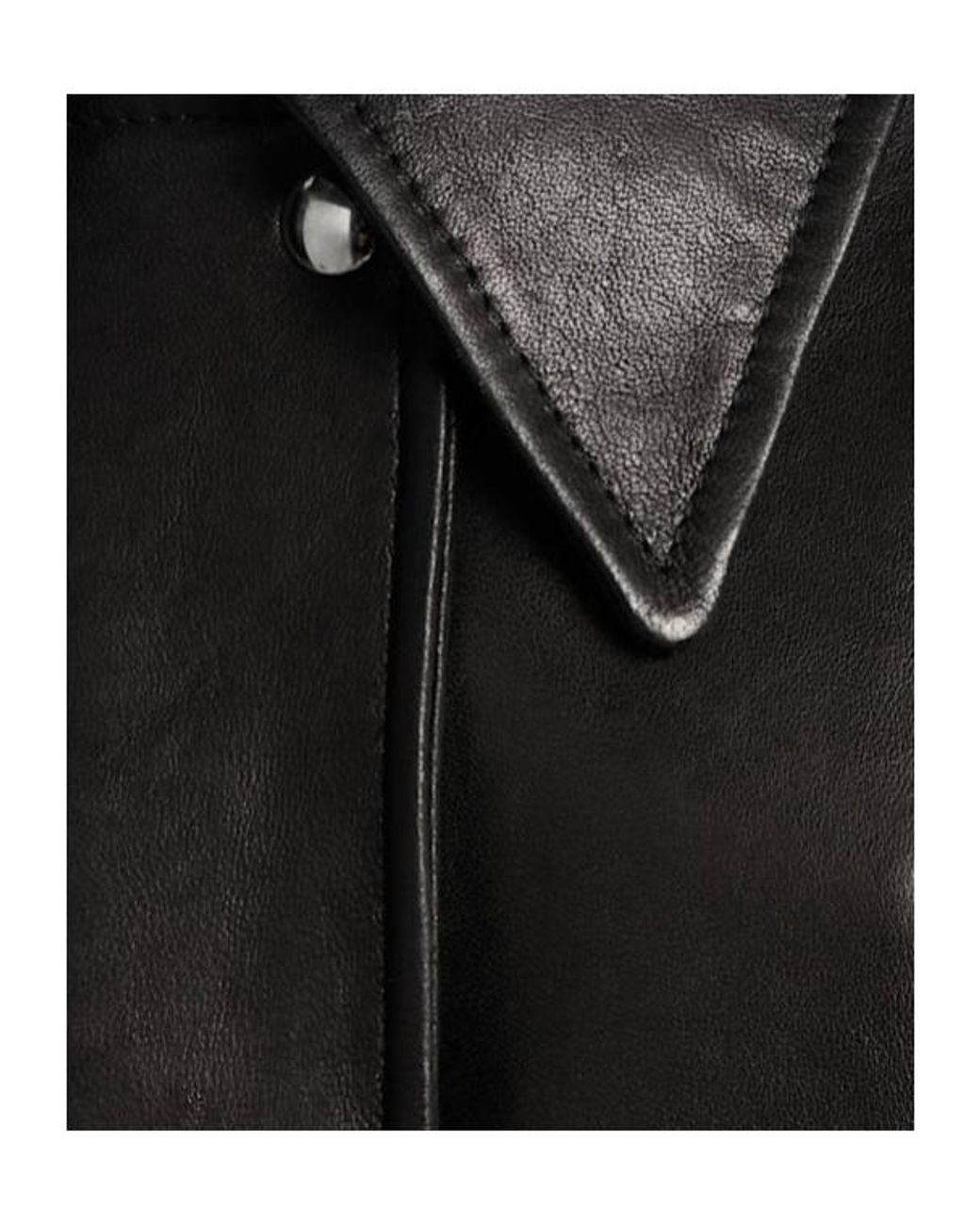 Khaite Black Shelman Leather Jacket