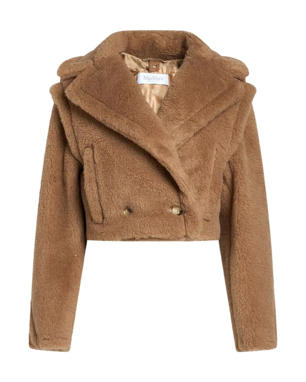 Max Mara Brown Fuzzy Teddy Coat