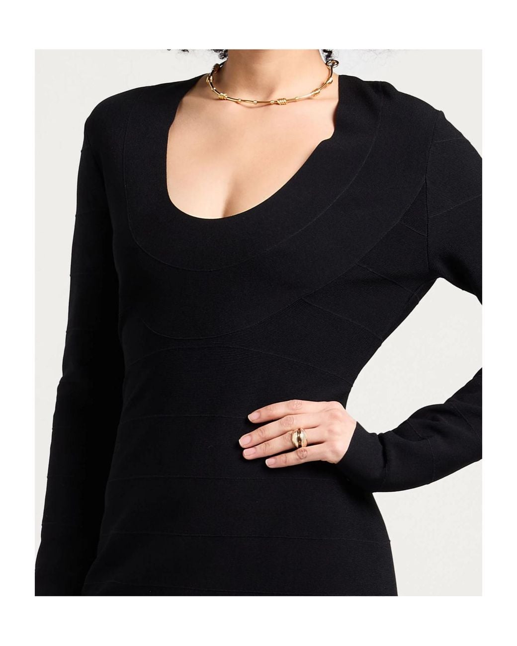 Tory Burch Black Midi Dress