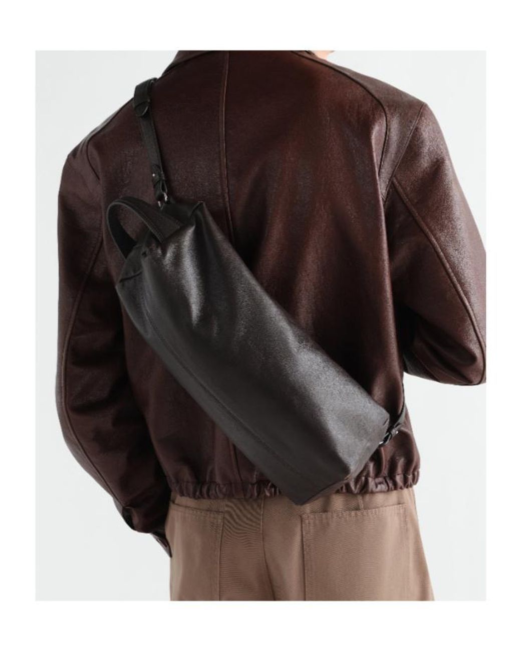 Lemaire Black Care Slingbag