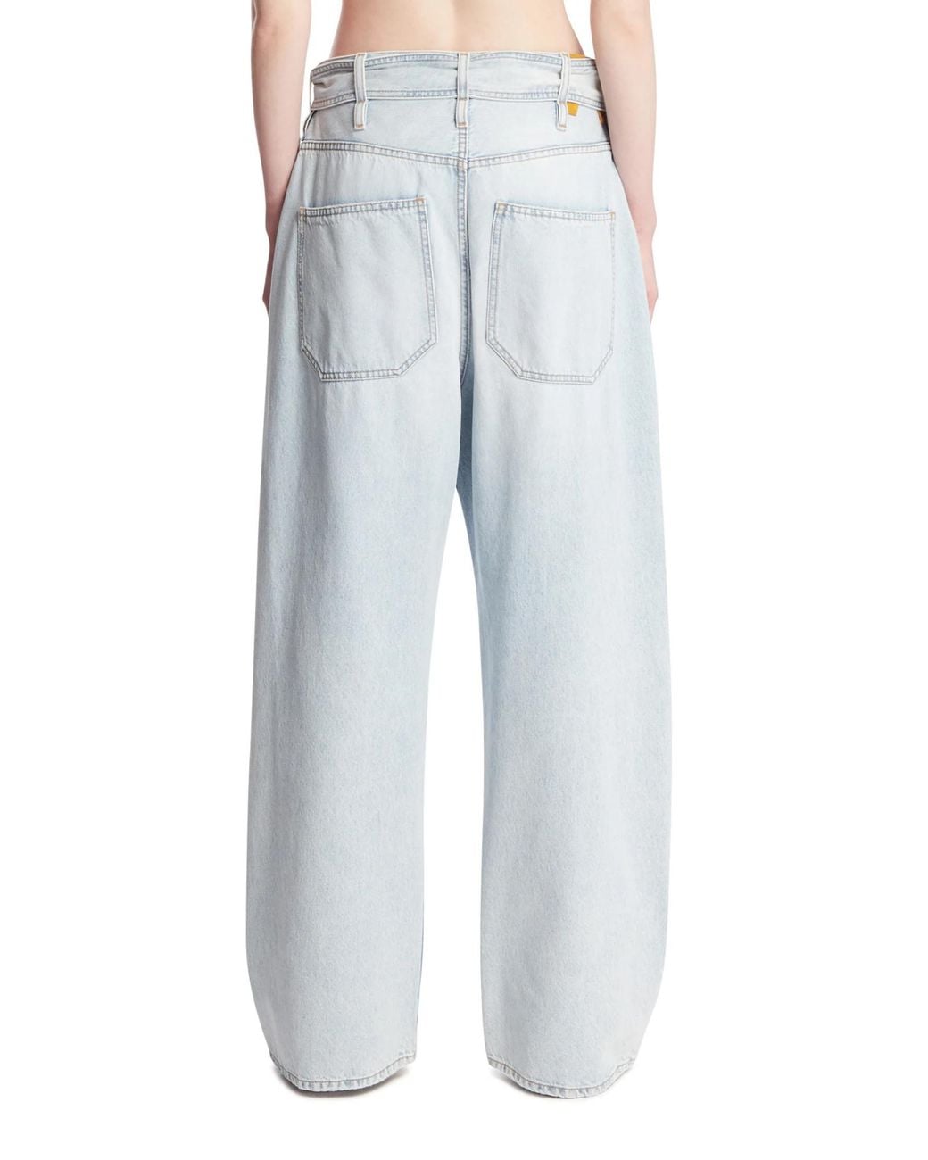 DARKPARK Blue Dalila Belted Relaxed Jeans