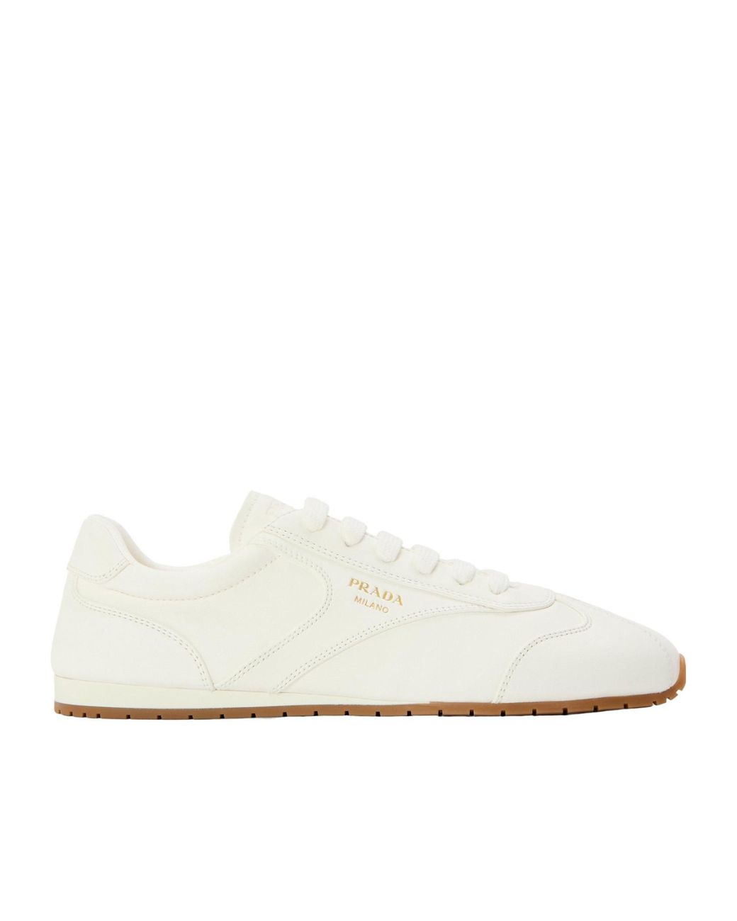Prada White Low-Top Trainers