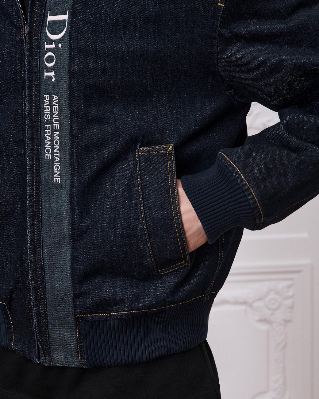 Dior Black Alps Montaigne Jacket for men