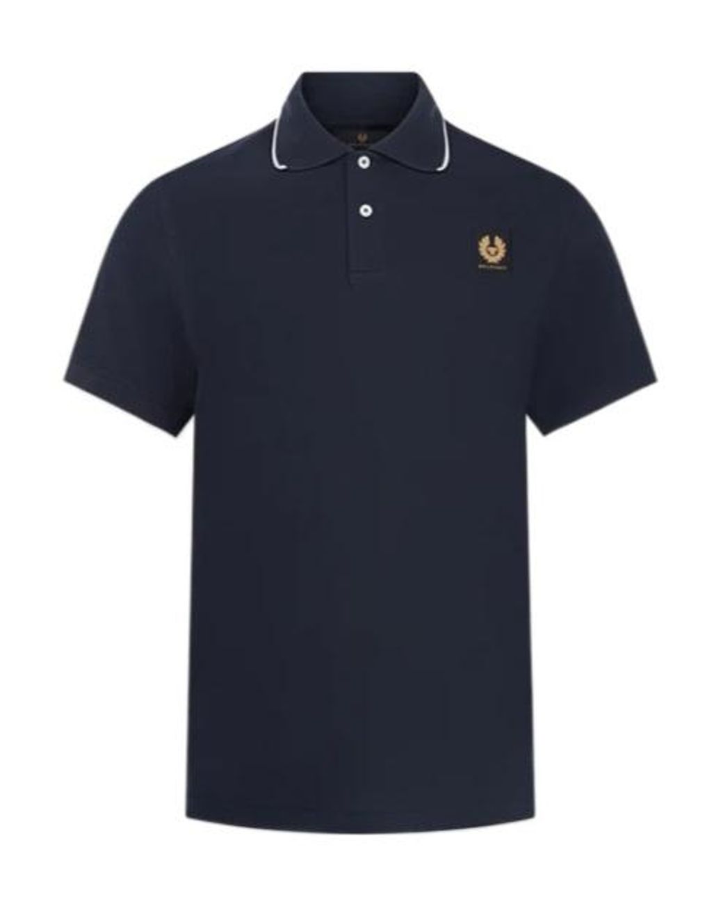 Belstaff Blue Tipped Polo for men