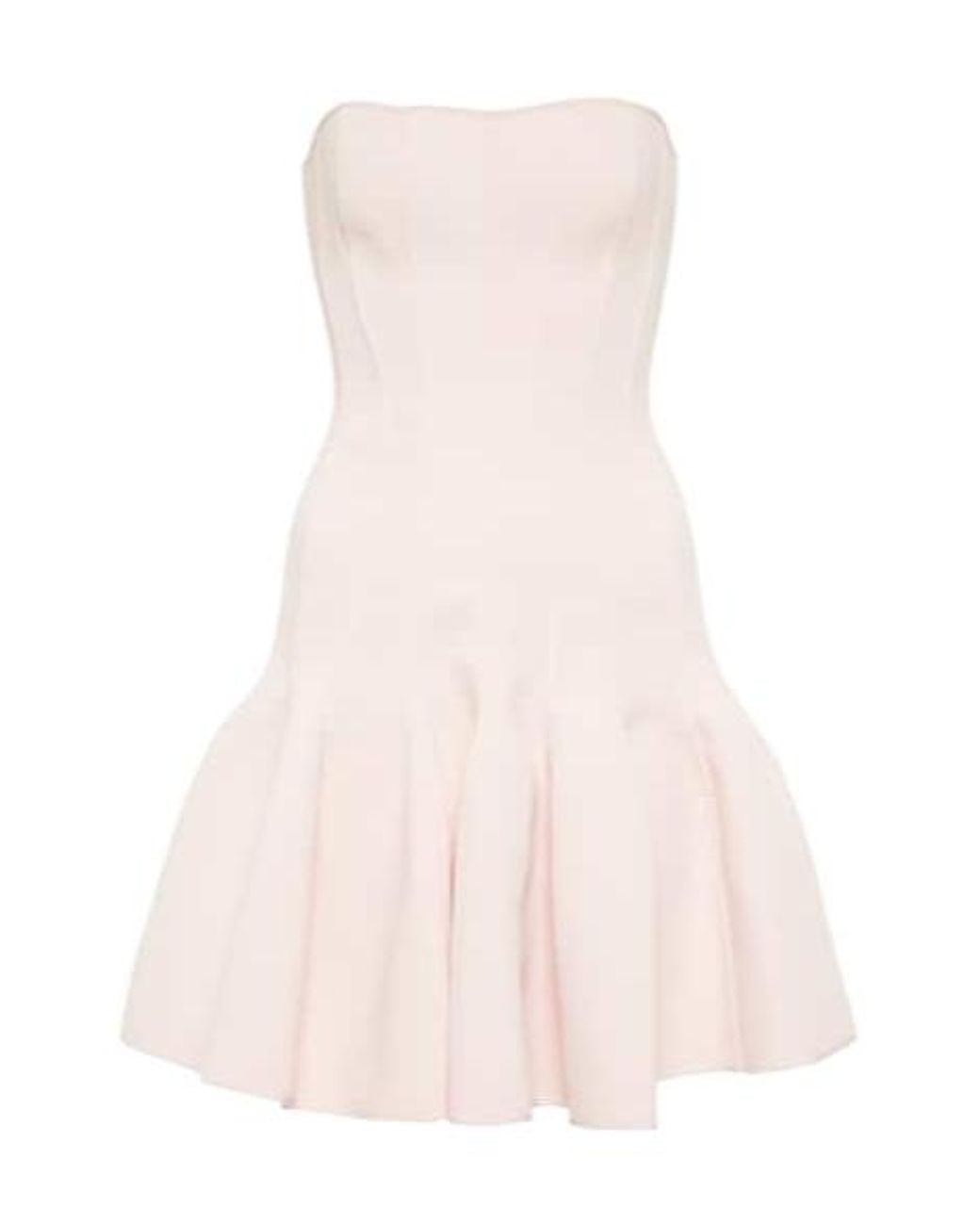 Maticevski Pink Kink Strapless Minidress