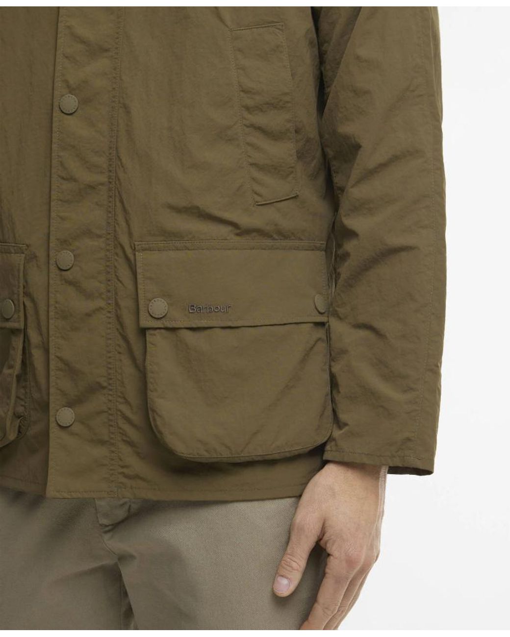 Barbour Green Ashby Showerproof Jacket for men