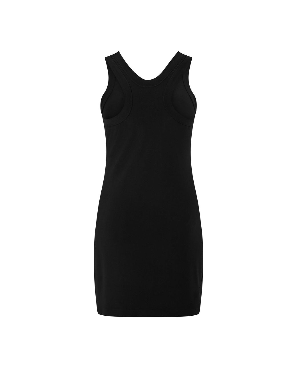 Norma Kamali Black Racer Mini Dress