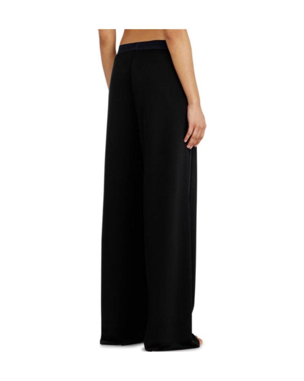 DIESEL Black Alysa Utility Wide-Leg Pants