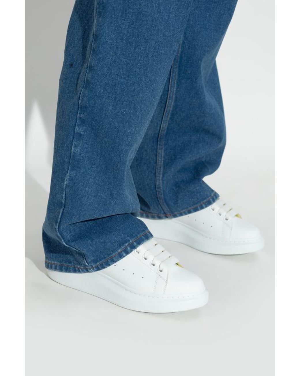 McQueen White Low-Top Sneakers