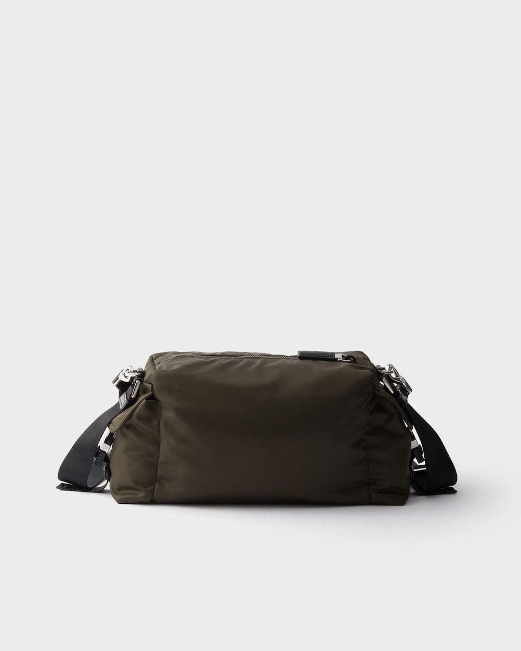 Prada Black Explore Re-Nylon And Leather Bag for men