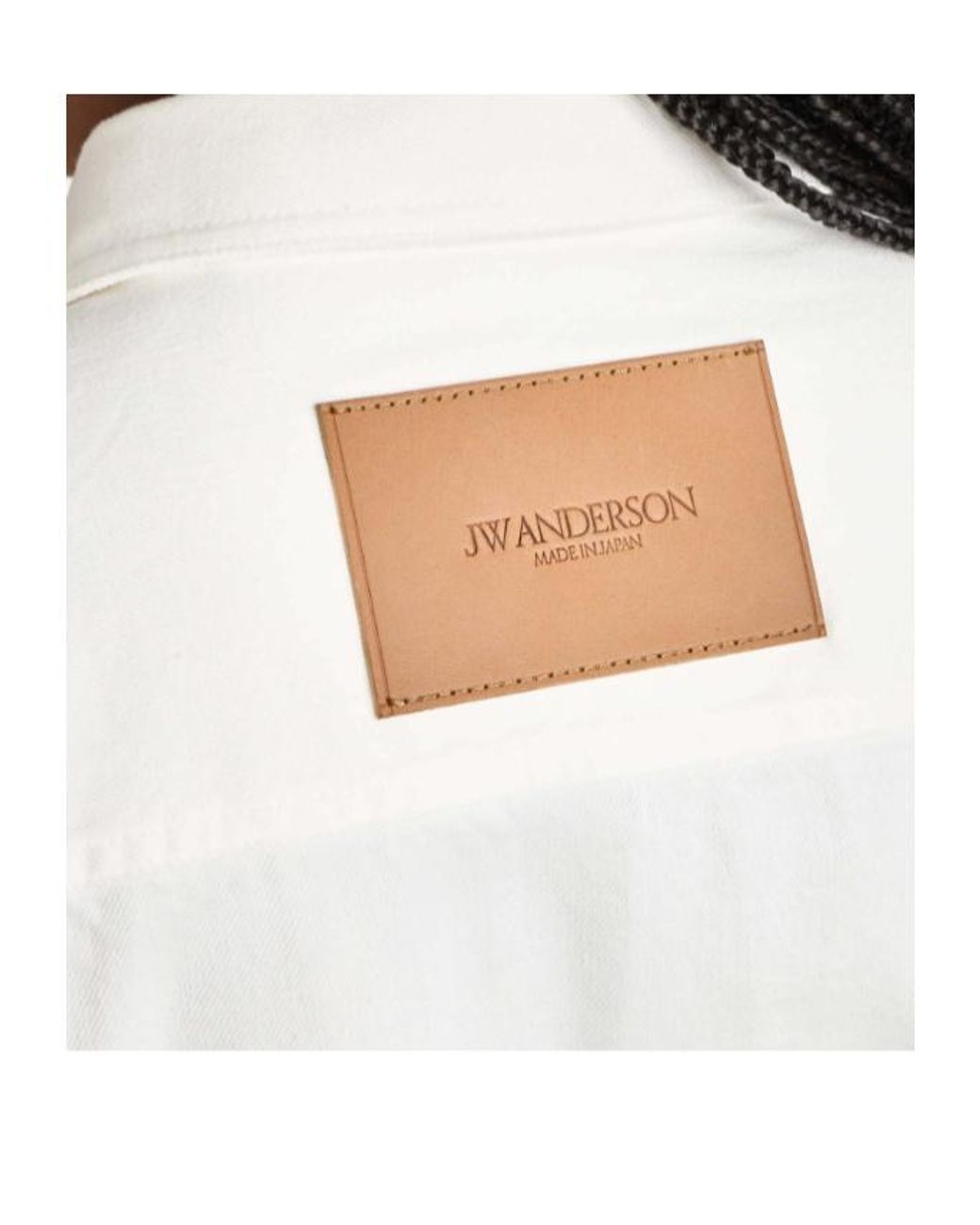J.W. Anderson White Buttoned Shirt