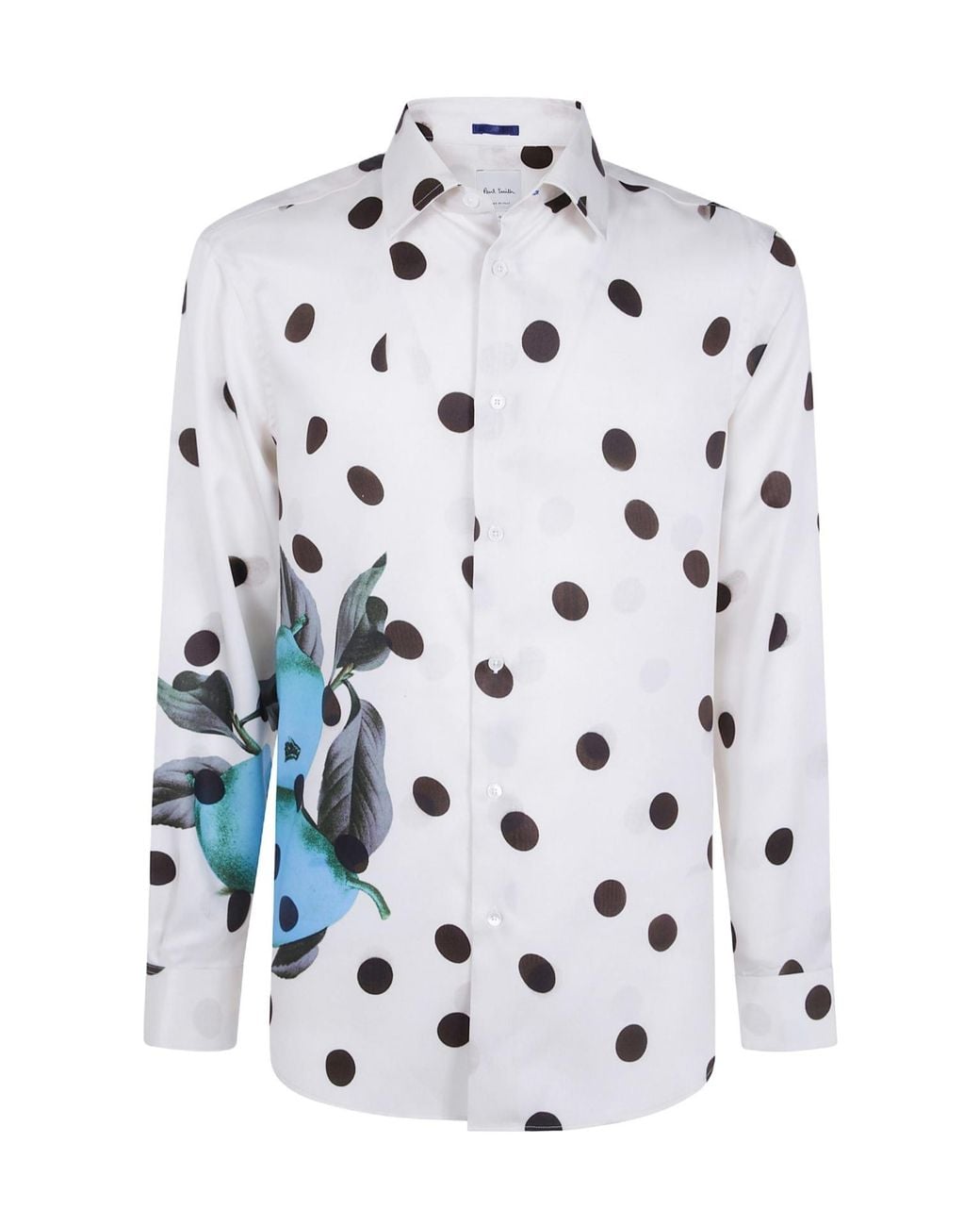 Paul Smith White Polka-Dot Shirt for men