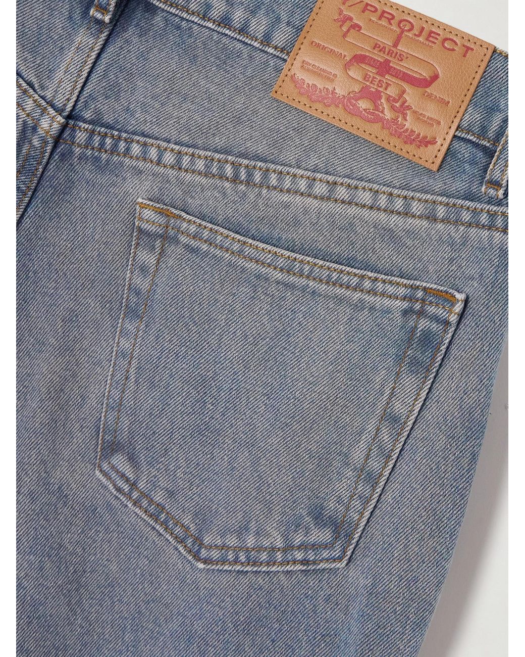 Y. Project Blue Belt Ring Denim Trousers