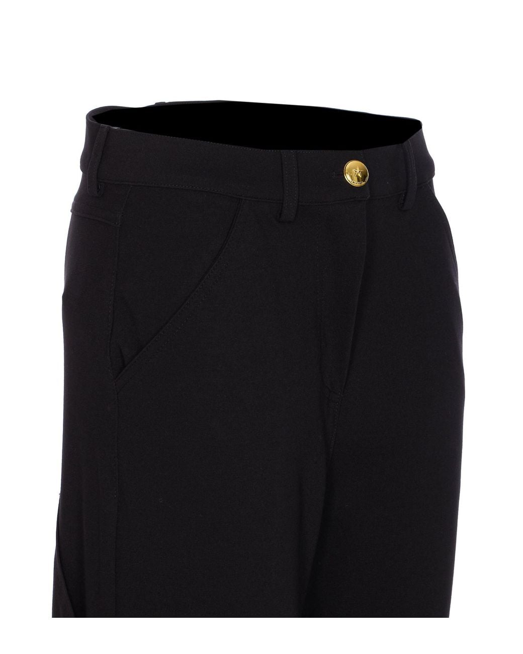 Pinko Black Tapered Leg Pants