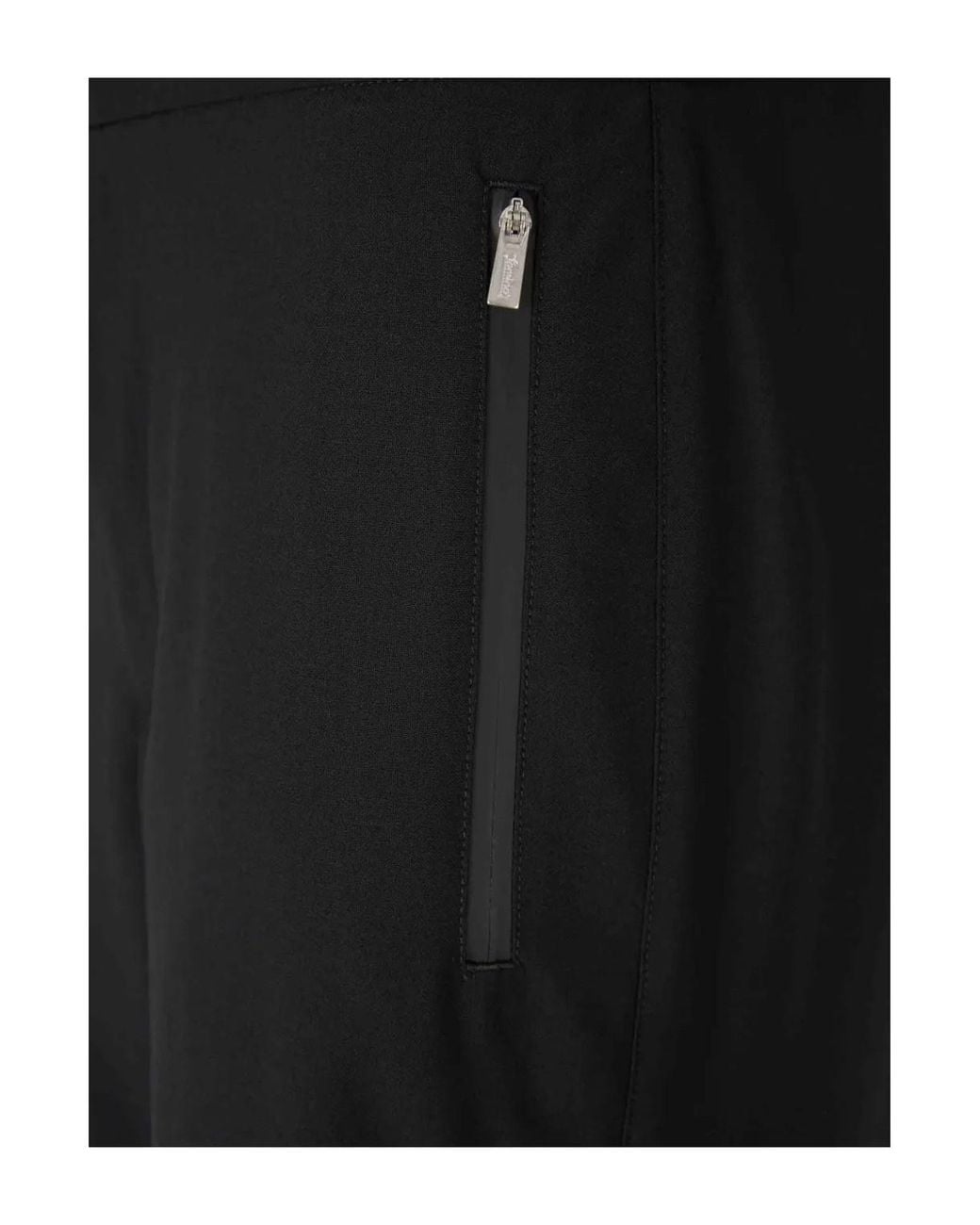 Herno Black Zip-Pocket Trousers for men