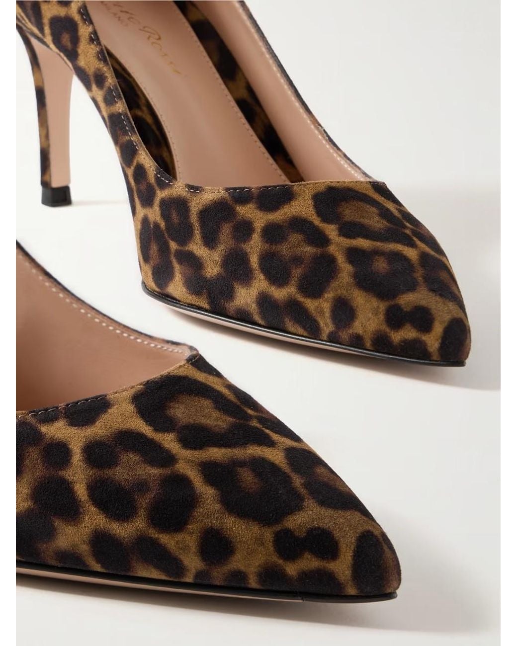 Gianvito Rossi Brown Pointed High Heels
