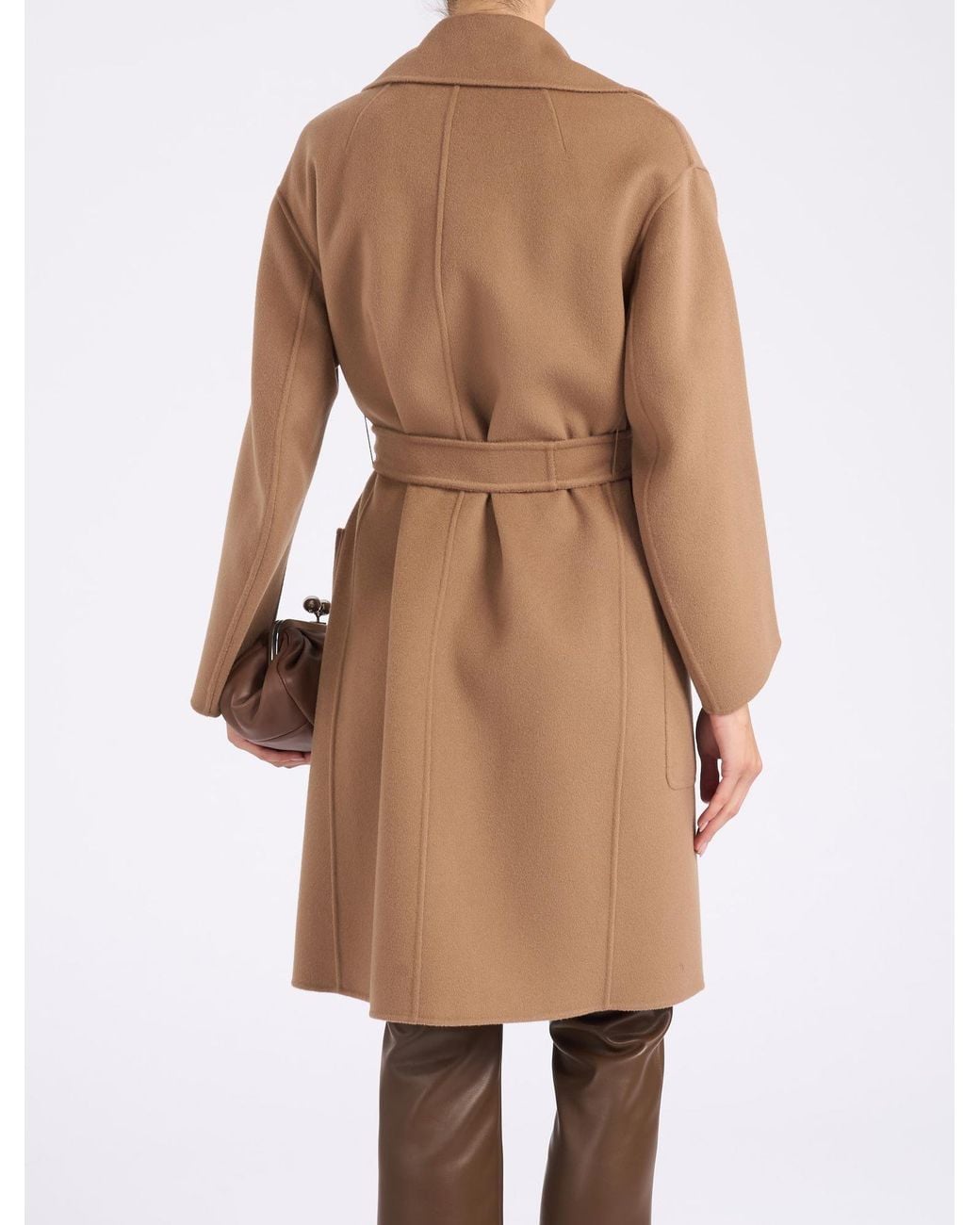 Max Mara Brown 'S Smmvelo Belted Coat