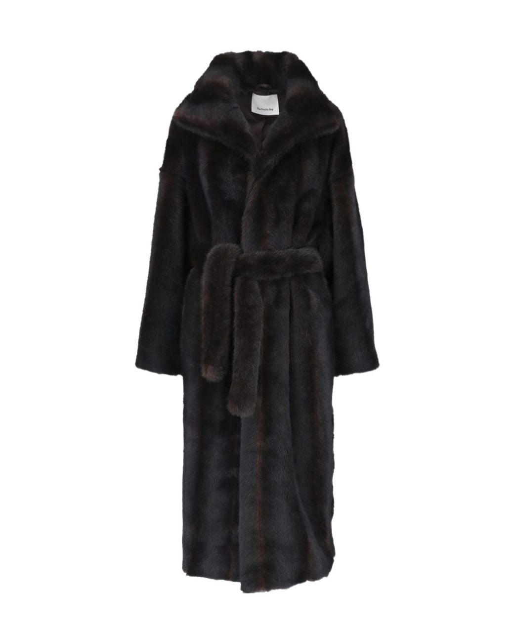 Frankie Shop Black Belted Coat