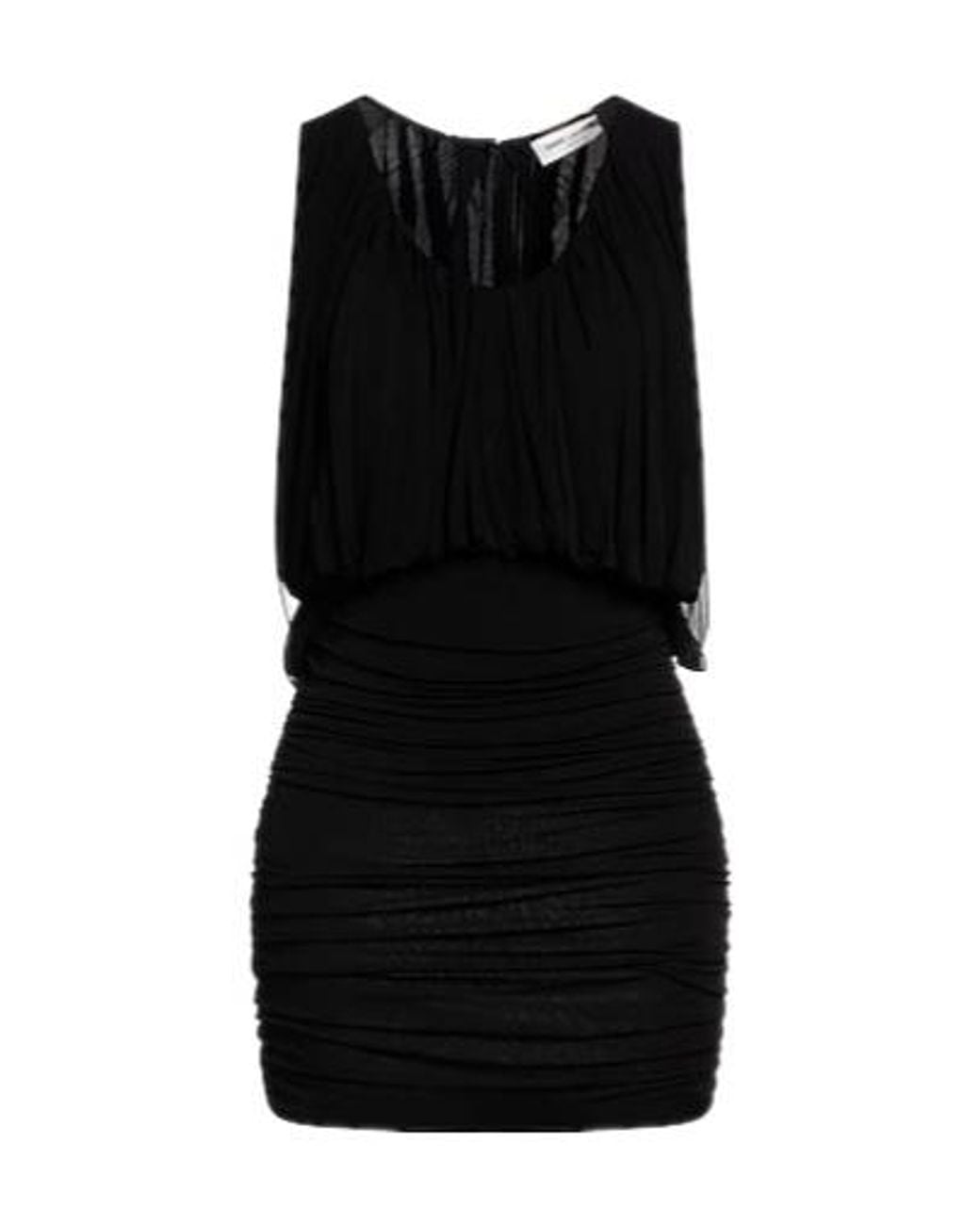 Saint Laurent Black Short Dresses