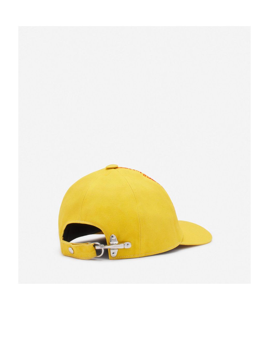 Lanvin Yellow Logo Embroidery Cap for men
