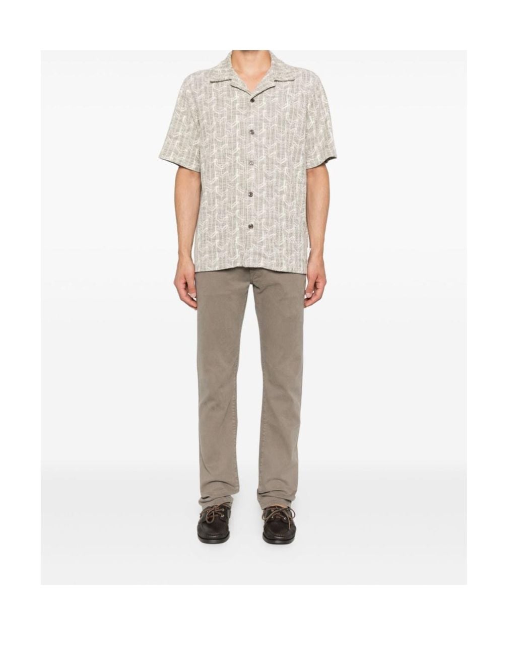 Jacob Cohen Gray Belt Loop Casual Pants for men